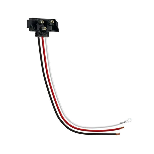 90 Degree 3 Pin PL-3 Right Angle Plug-In Connector 12" Long 3-Wire For STT Light (2D)