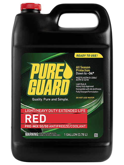 PUREGUARD Red Antifreeze/Coolant Long Life 50/50 (10A)