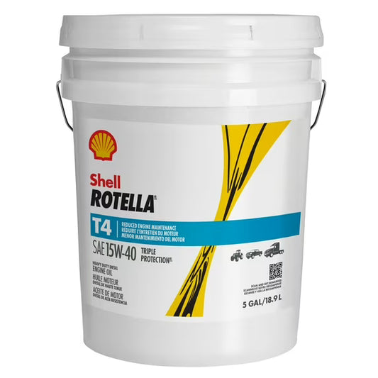 MOTOR OIL SHELL ROTELLA T4 15W40 5 GAL