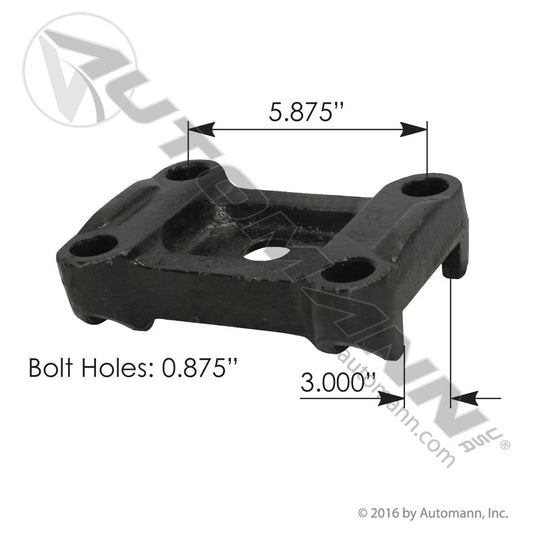 M490 - Top Plate 5in Round Axle Reyco