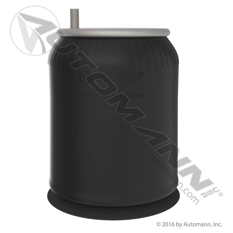 WA01-9265C Rolling Lobe Air Spring with Aluminum Base (Hendrickson Trailer) (TRA2)