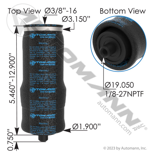ABSZ70-2074 Air Spring Cabin Volvo (10D)