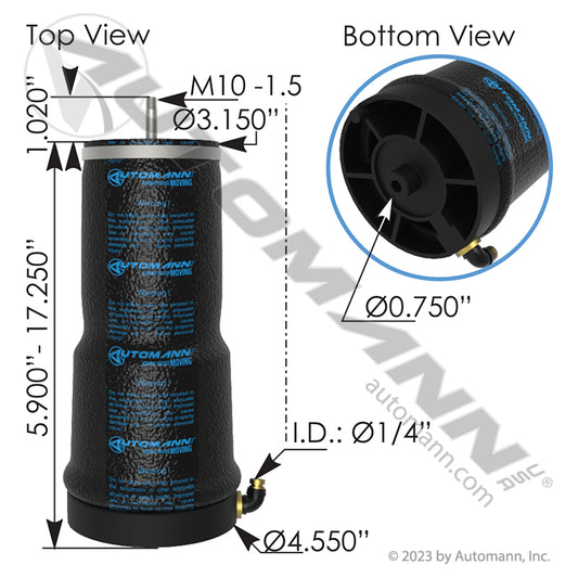 ABSZ70-2453 - Air Spring Cabin Volvo (10D)