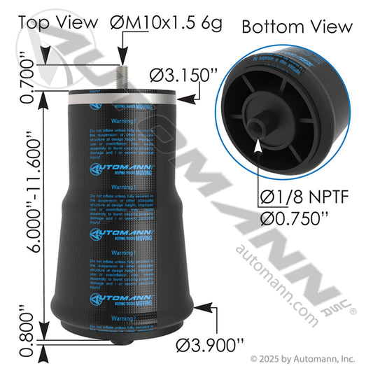 ABSZ70-2624 - Air Spring Cabin Volvo (10D)