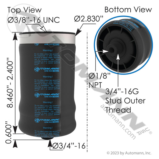 ABSZ70-7001 - Air Spring Cabin(BOLSA DE CABINA) 10D