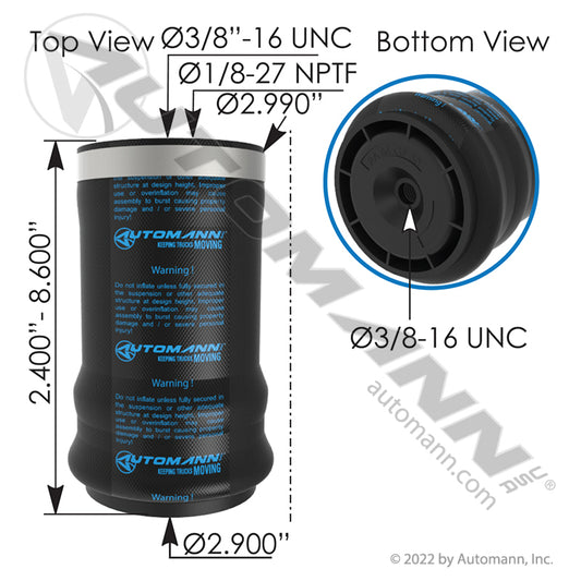 ABSZ70-7035 - Air Spring Cabin (10D)
