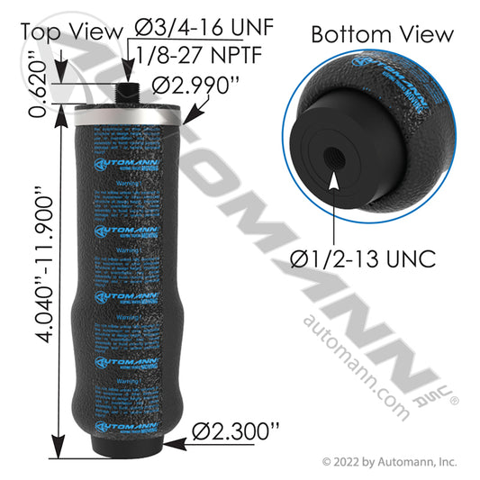 ABSZ70-7083 - Air Spring Cabin Freightliner(BOLSA DE CABINA DE FREIGHTLINER) 10D