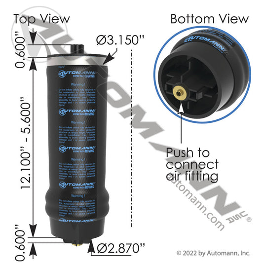 ABSZ70-7215 - Air Spring Cabin (10D)