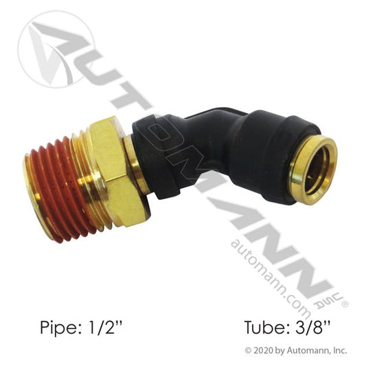 177.12C746B - PLC 45 DEG SWL M Elbow DOT 3/8 X 1/4in (T5)