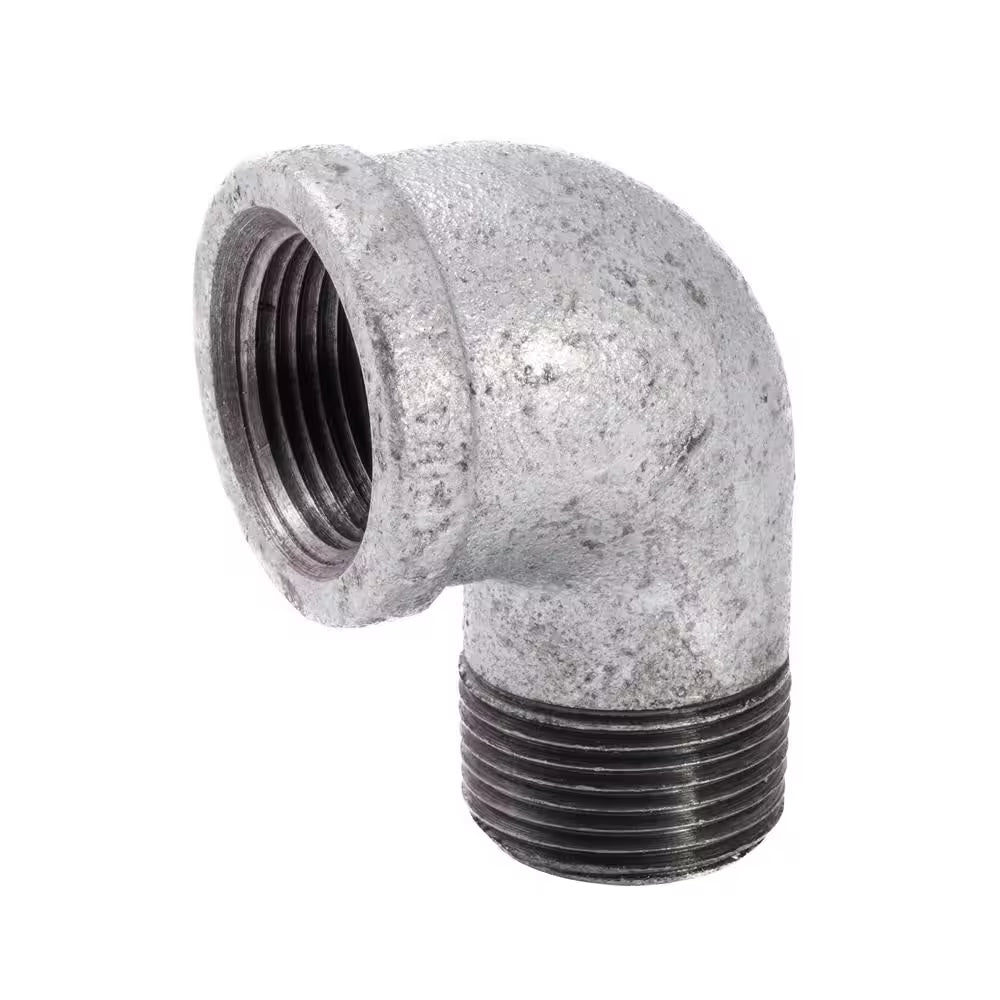 1 in. Galvanized  90 Degree FPT x MPT Street Elbow Fitting (CODO)