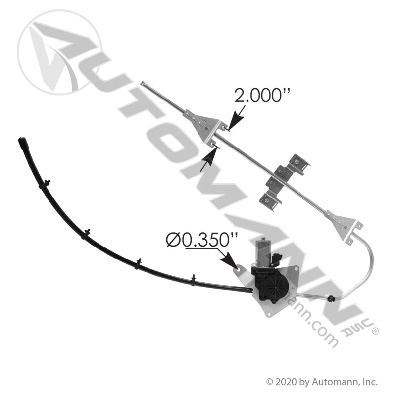 US15-4603L FREIGHTLINER WINDOW REGULATOR AND MOTOR LH