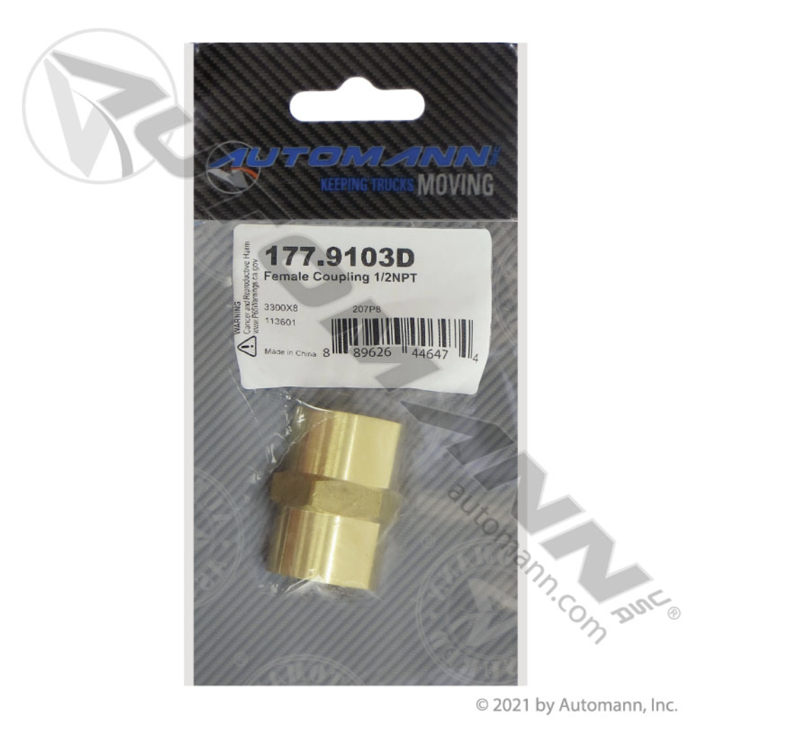 177.9103D - Female Coupling 1/2NPT