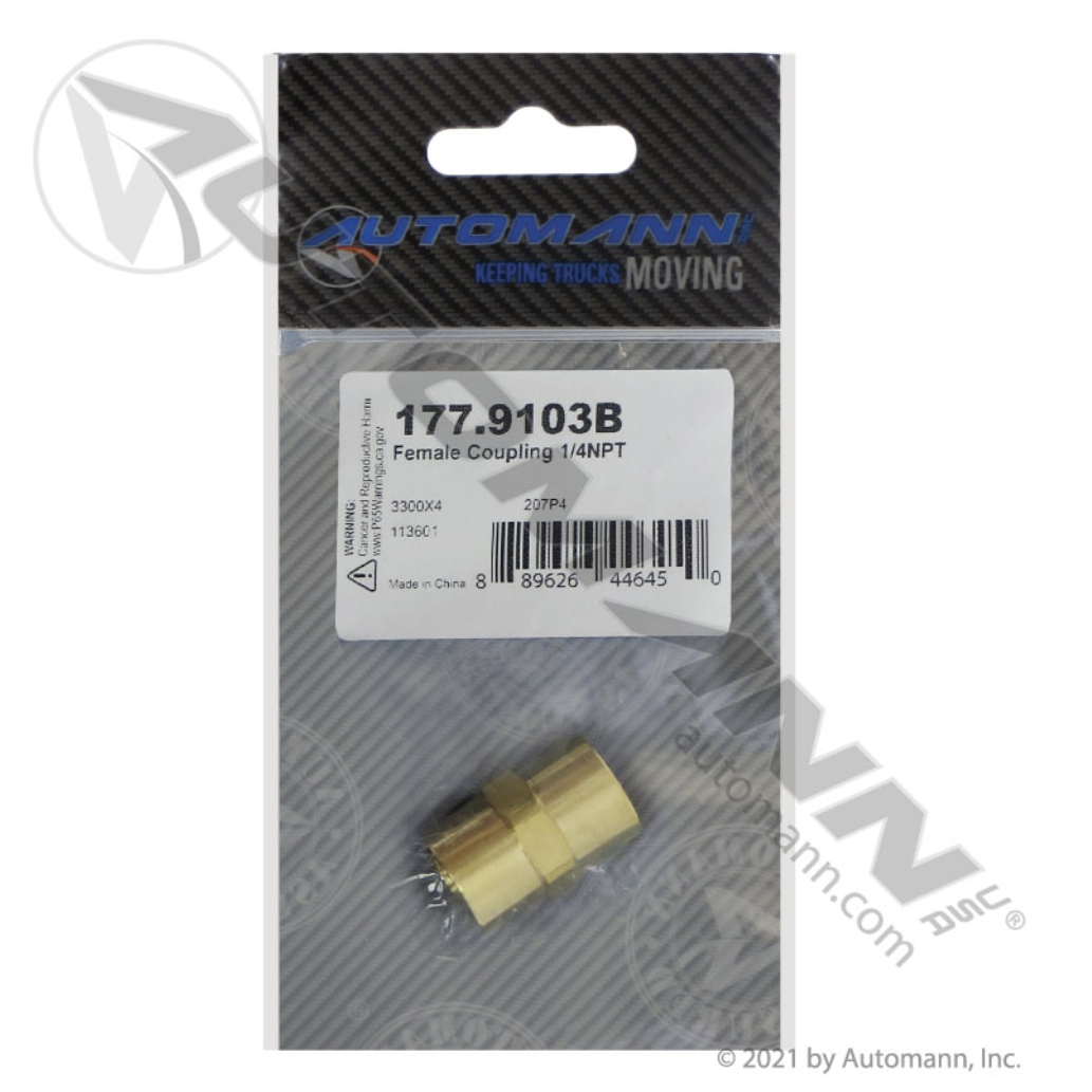 177.9103B - Female Coupling 1/4NPT