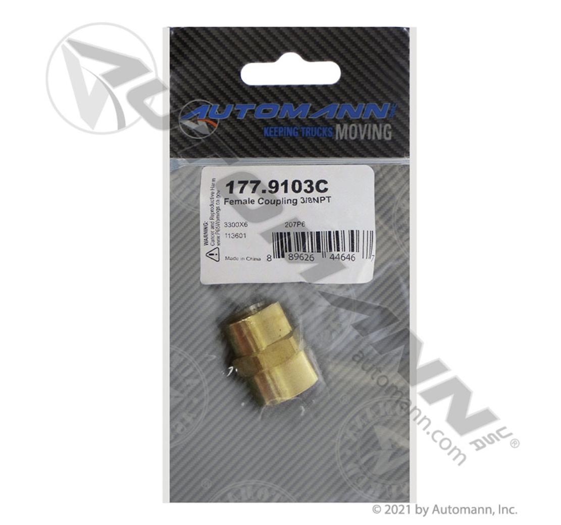 177.9103C - Female Coupling 3/8NPT