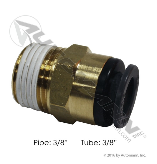 177.11686C - PLC Male Connector 3/8 X 3/8in