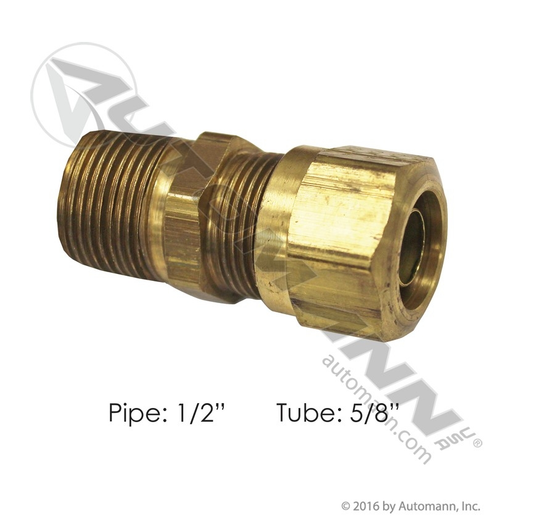 177.146810D - Male Connector DOT 5/8IN x 1/2NPT