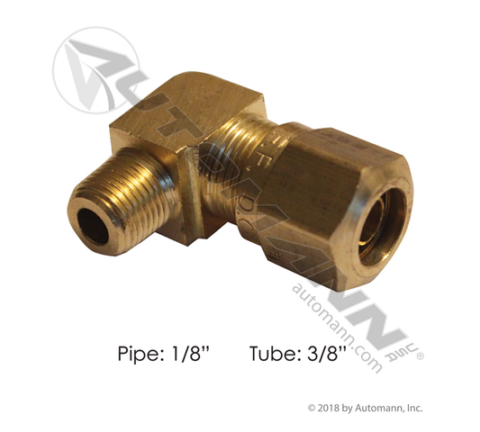 177.14696A - Male Elbow DOT 3/8IN x 1/8NPT