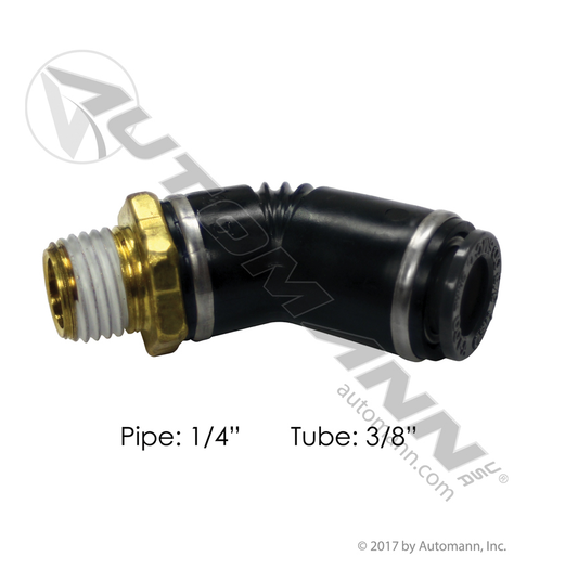 177.11746B - PLC 45 Deg Swivel Male Elbow 3/8 X 1/4in