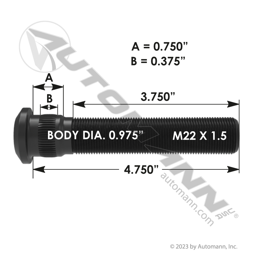 201.6157 - Wheel Stud