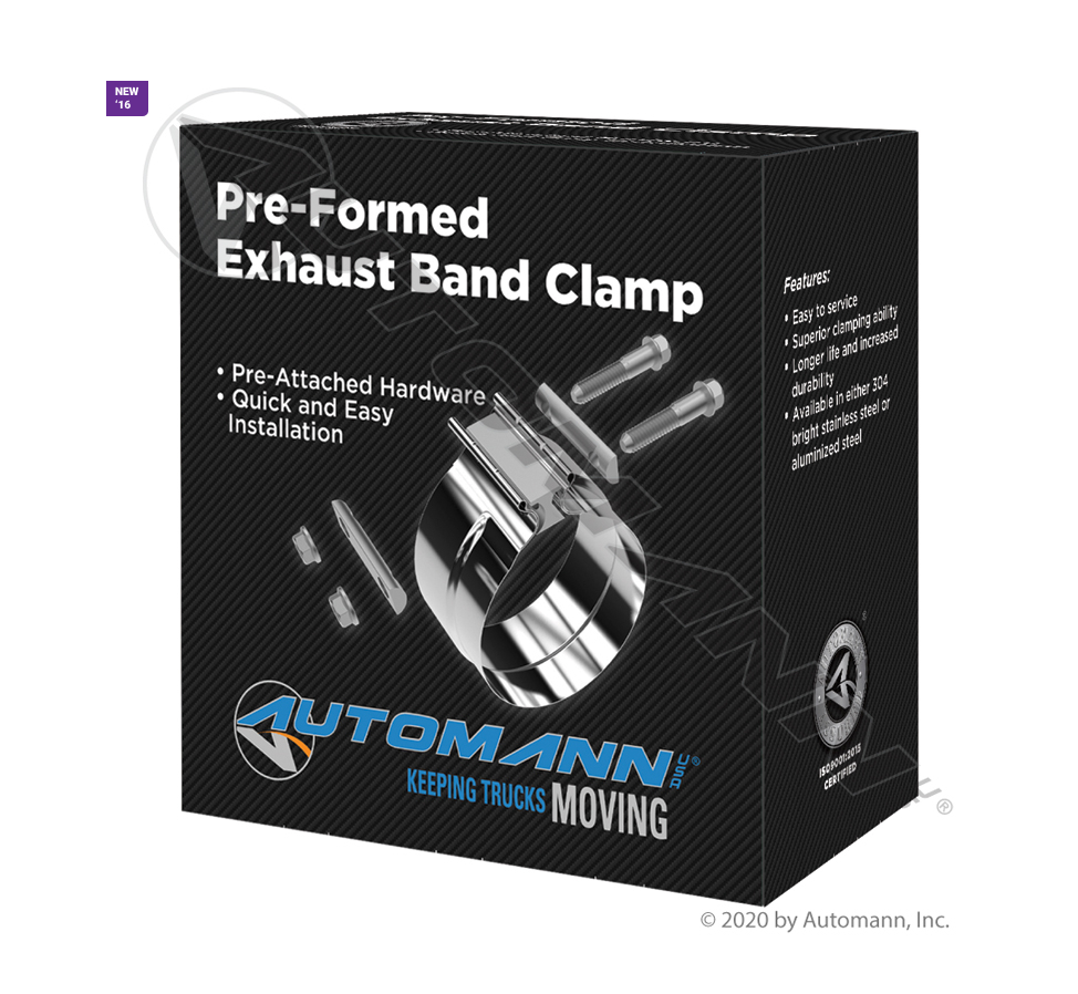 562.U3105A - Exhaust Band Clamp Preformed 5in