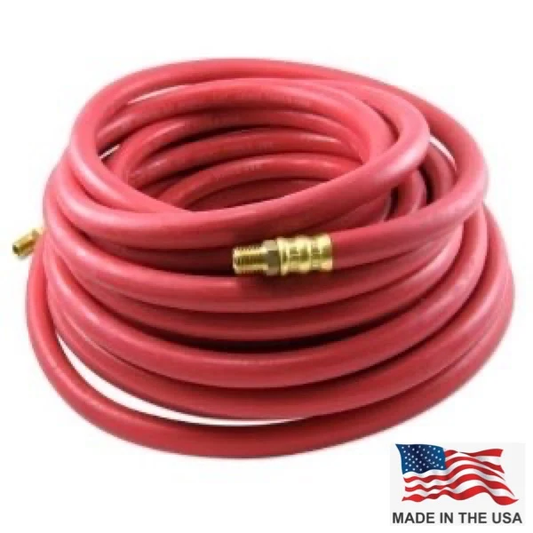 REM-895 Rema Tip Top Rubber Air Hose 1/2 in. x 50 ft - 1/2 in. Male NPT (5E)