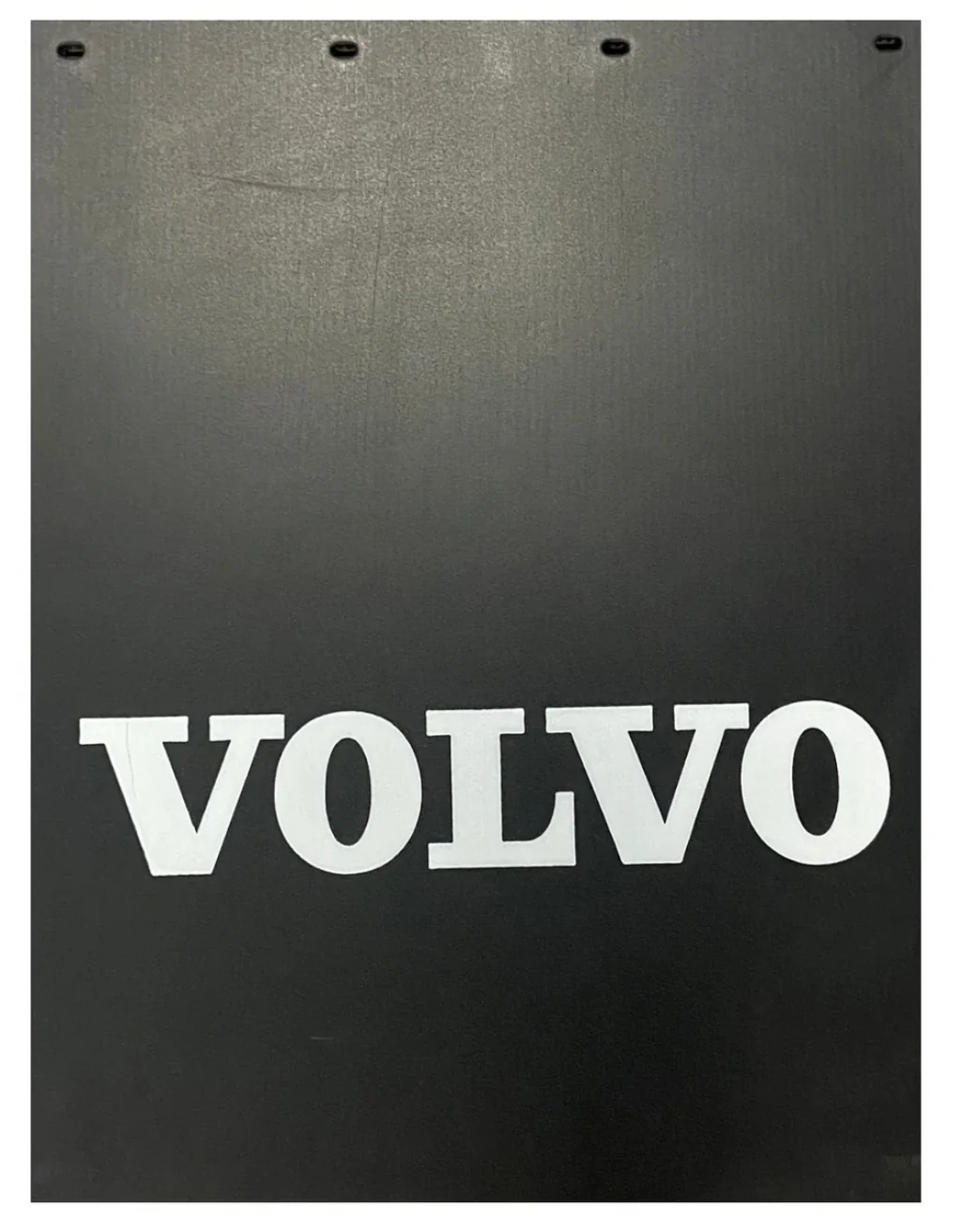 24T94X-0011 MUDFLAP, BLACK WITH VOLVO LOGO IN WHITE LETTERS