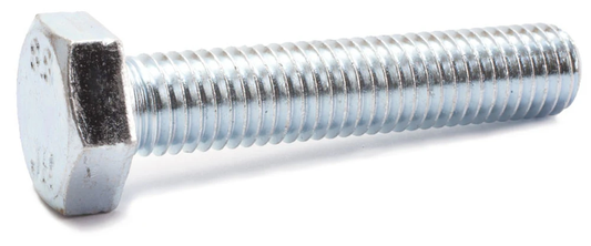 8-1.25 X 25 HEX C/S 8.8 ZINC (E01)
