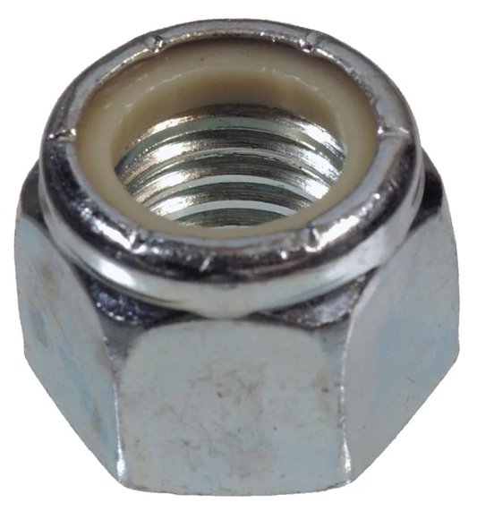 8MM NYLON LOCKNUT ZINC (E02)