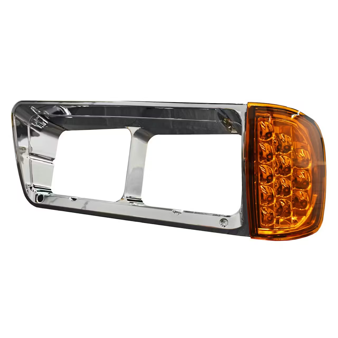 Freightliner FLD Headlight Bezel With LED Turn Signal Light (LH & RH) (9C)