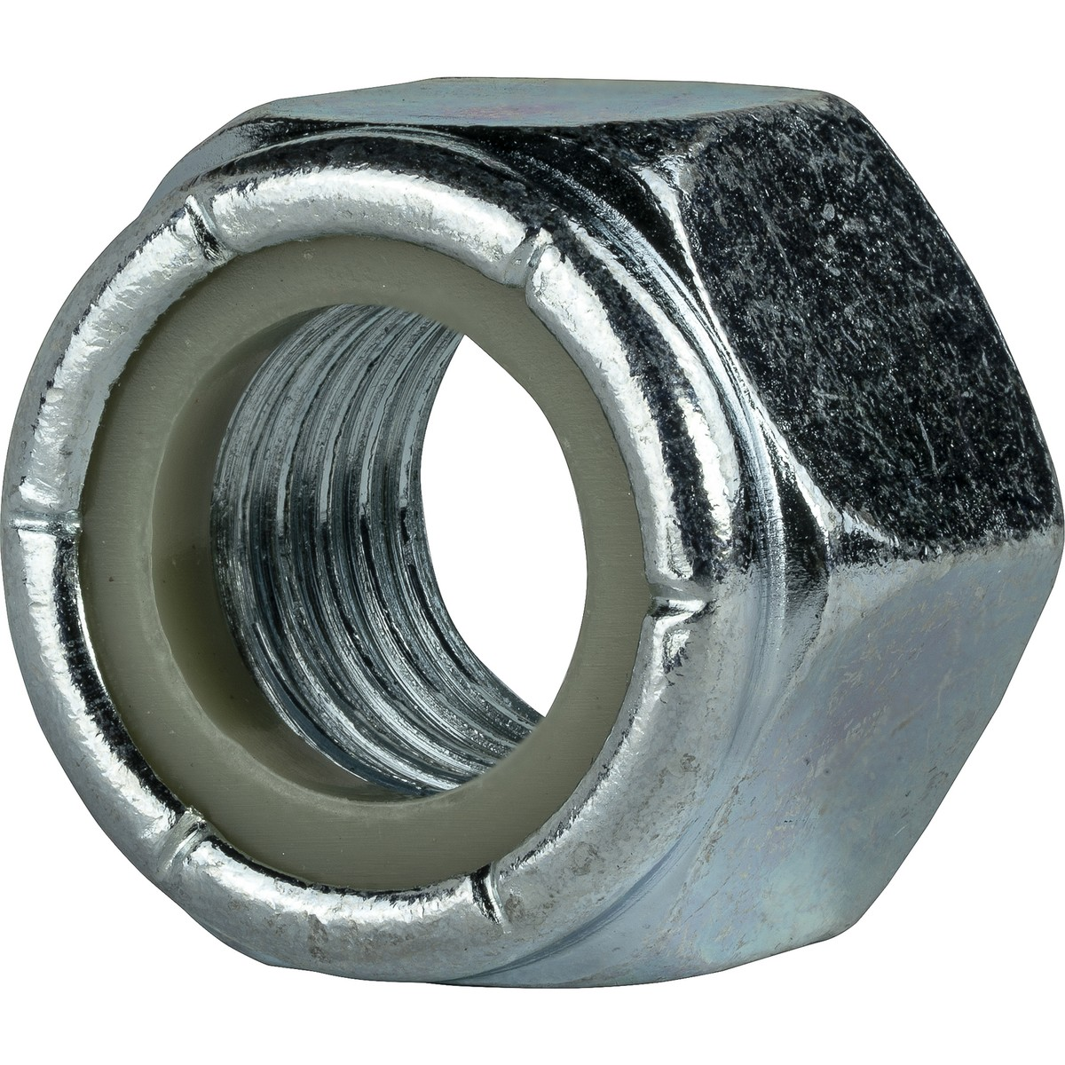 1/2-13 NYLON LOCKNUT ZINC (E01)