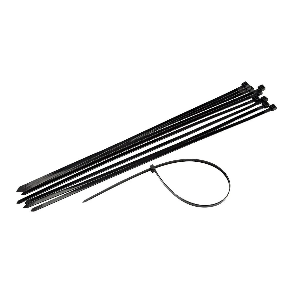 10 PC 24" BLACK HEAVY DUTY CABLE TIES (2C)