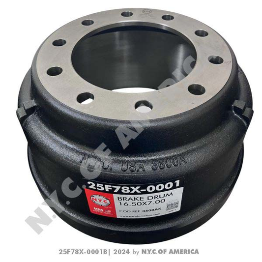 25F78X-0001B - BRAKE DRUM (CONTAINER) 3600AX