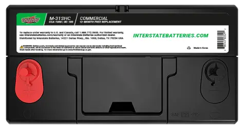 INTERSTATE BATTERY M-31SHC