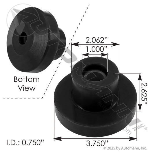 M17406 - Motor Mount Bushing Kenworth (6C)