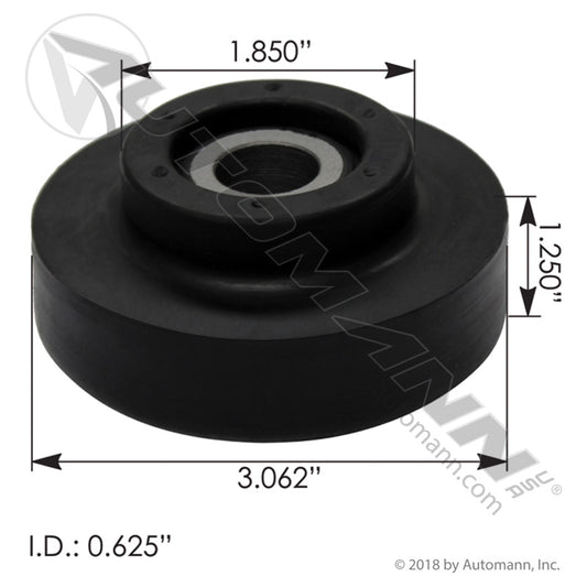 M17412 - Radiator Mount Bushing Upper Kenworth (6C)