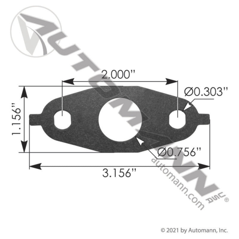 M23285 - Turbo Drain Gasket Detroit Series 60 (T2)