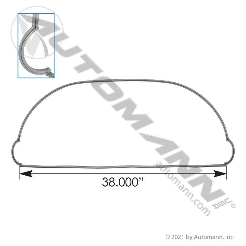 M23720 - Valve Cover Gasket Detroit Series 60 (12C)