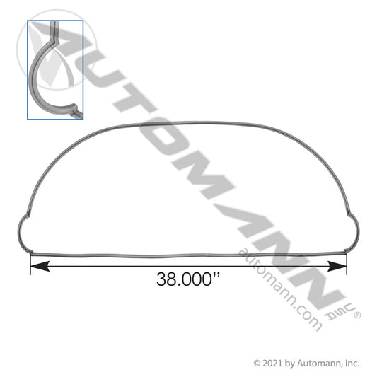 M23720 - Valve Cover Gasket Detroit Series 60 (12C)