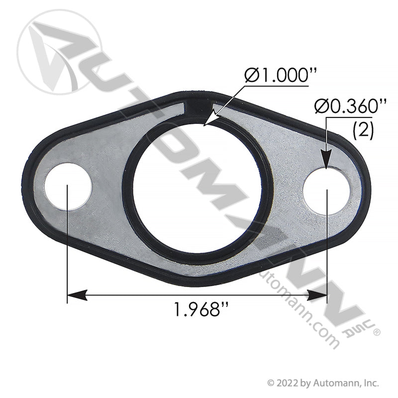 M90532 - Oil Cooler Core Gasket Cummins ISX (T3)