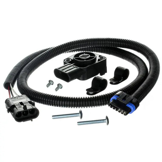 132035 WILLIAMS CONTROL Throttle pedal sensor kit with integrated harness for use with DDEC III & IV engines without idle validation. Kit includes: Screws, 131970 Wire Harness, Sensor, Wire Clamp