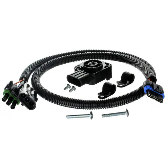 340000 WILLIAMS CONTROL Sensor Throttle Plate Position For use on 351375, 351376, 351377 and all pre-1998 Cummins. Kit Includes: Screws, Wire Harness, 131040 Sensor, Wire Clamp