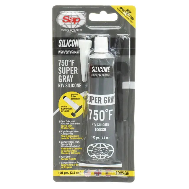 100SGR SAP 750 DegreesF Super Gray RTV Silicone (T1/2D)