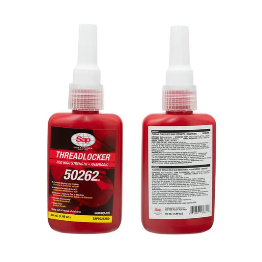 SAP50262RD SAP ThreadLocker Red 50262RD High Strength<br>Anaerobic - 50ML (3C)