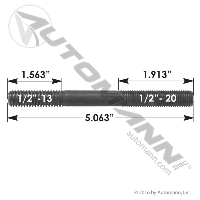 MPB75173 - Air Spring Stud Peterbilt (ESPARRAGO BOLSA PETERBILT)(E03)