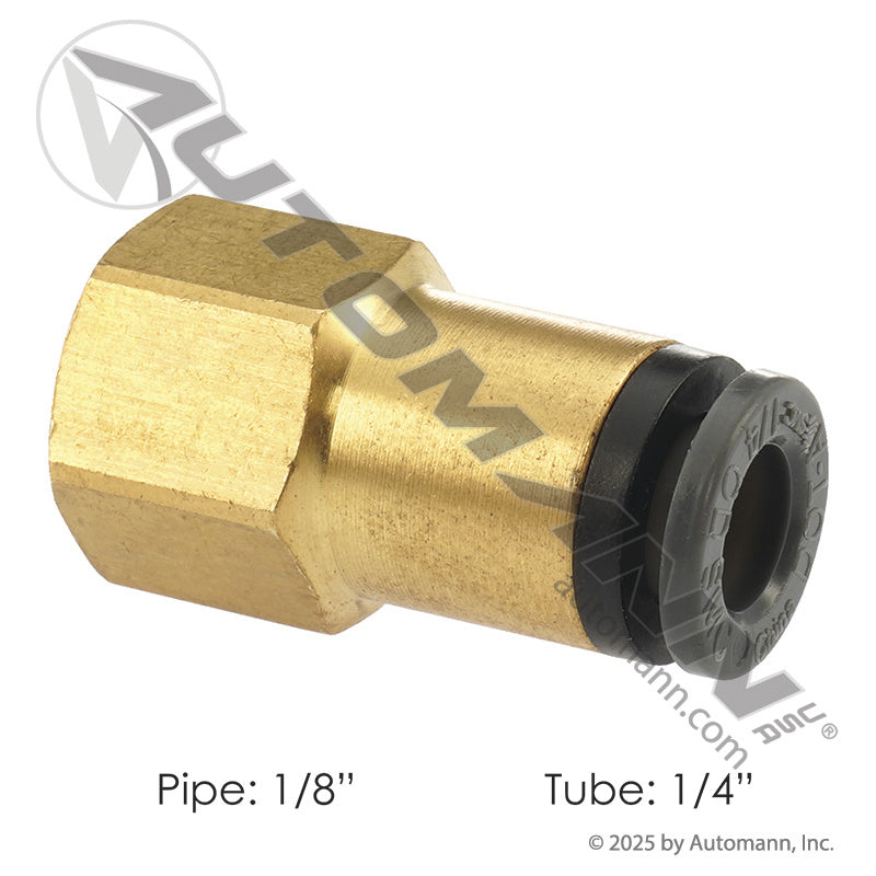 F Connector PLC QWIK-FIT 1/4in x 1/8NPT (T5)