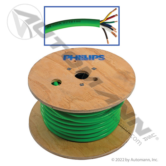 PHI3-327 - Trailer Cable 7-Way ABS LECTRAFLEX 100ft (BACK)
