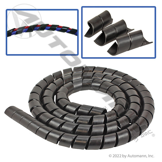 PHI5-534 - Spiral Wrap - 1in I.D. Boxed 100ft. (2A)