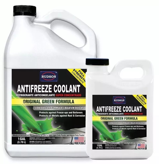 RUDSON OEM/Conventional Green Concentrated Antifreeze/Coolant 1 gal
