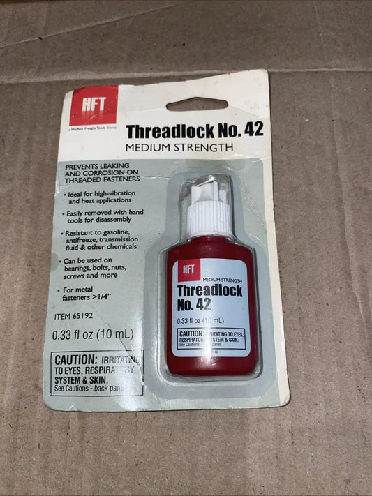 HFT Threadlocker, No. 42, 10 mL Medium Strength (3C)