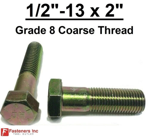 1/2"-13 x 2" HEX CAP SCREEW G8
